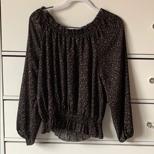 Black sheer top